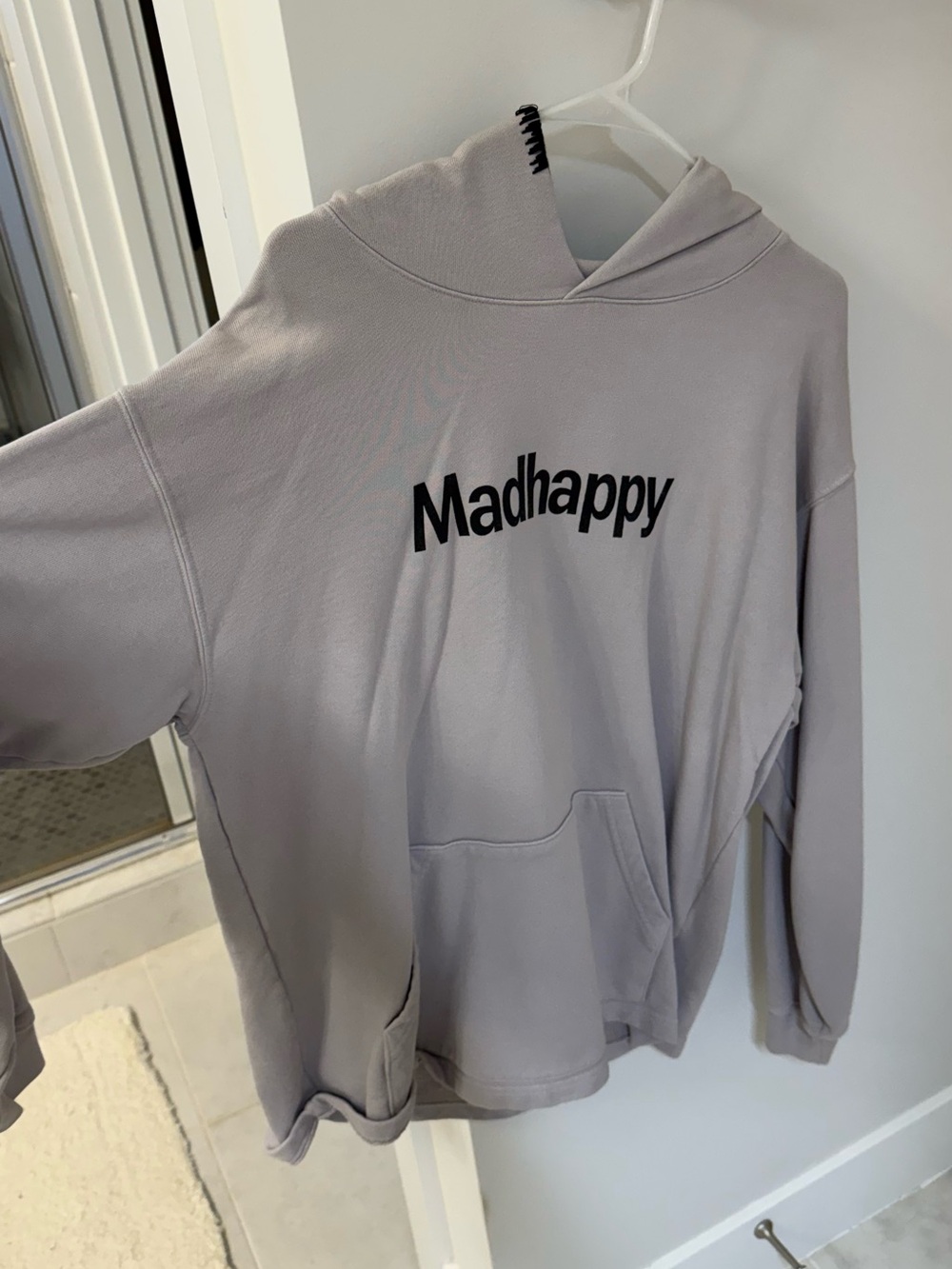 Madhappy Soft Gray Logo Hoodie